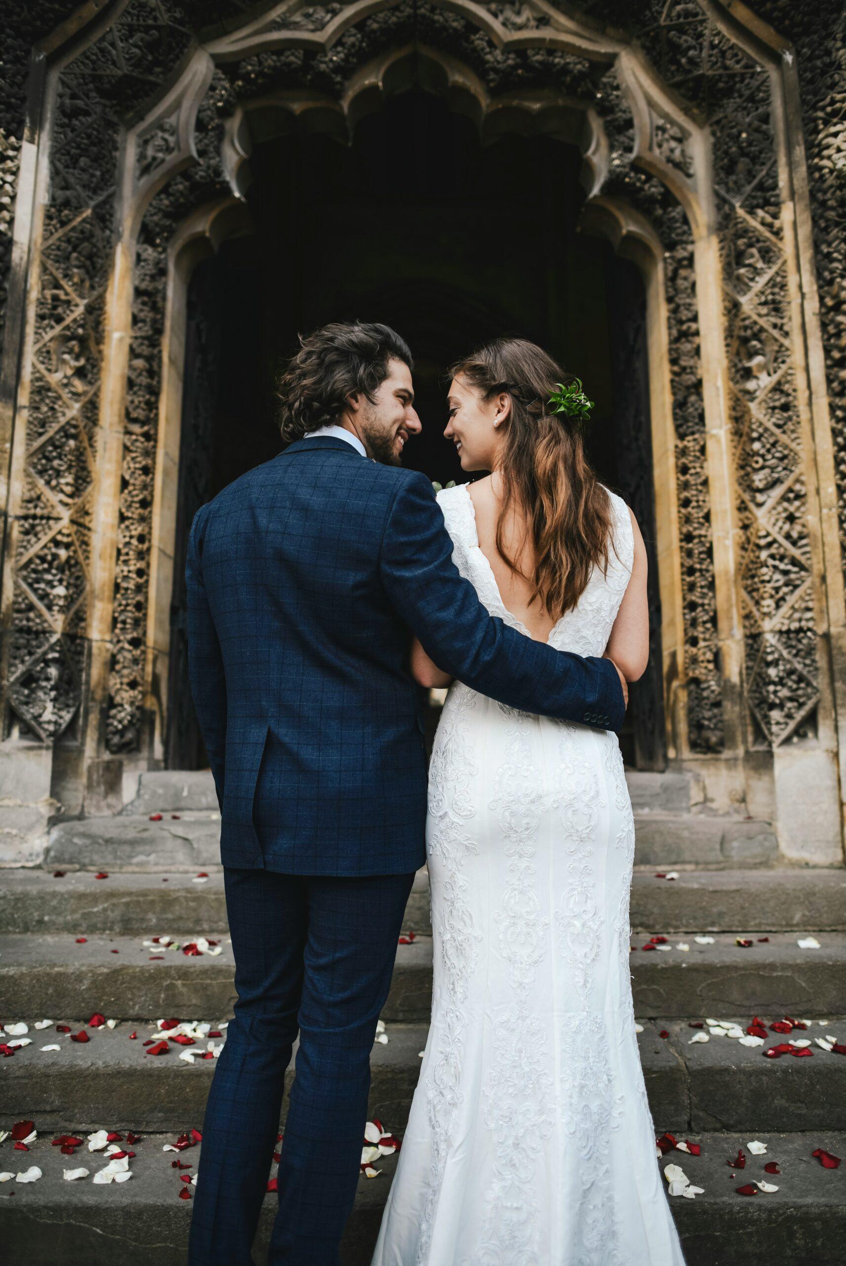 Blog church wedding couple celebrating love and new beginnings